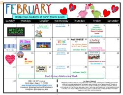 February Calendar